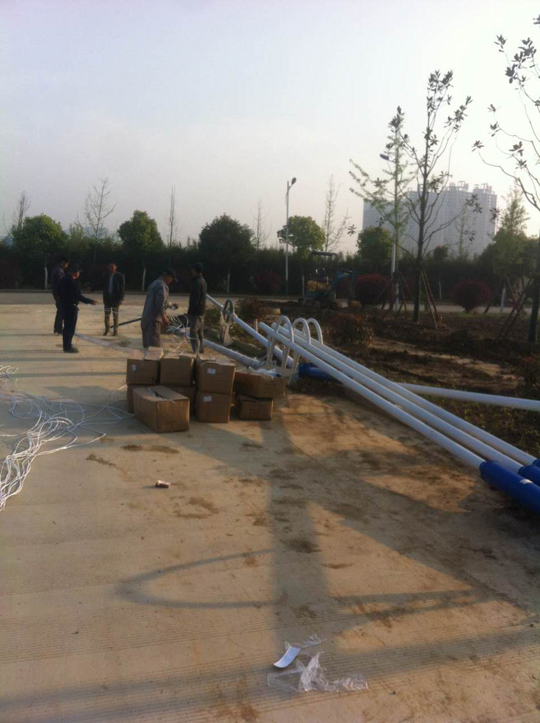 鄧州市港澳工業園路燈安裝